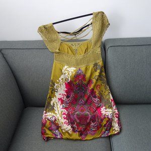 Green Silk Dress